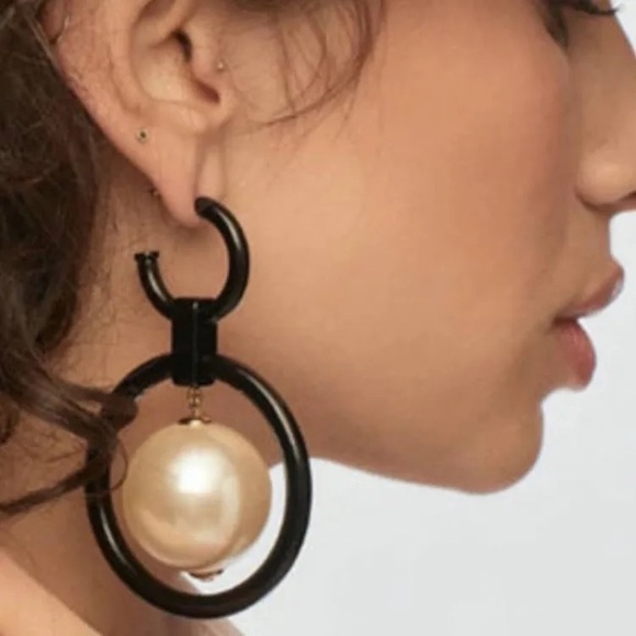 Lele Sadoughi Gumball Hoop Earrings - Picture 2 of 2